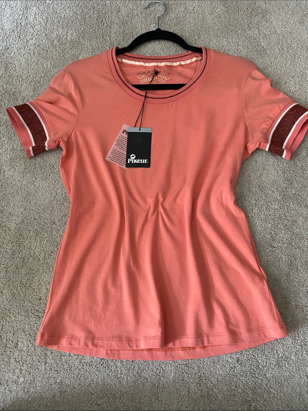 pikeur ladies short sleeve‎ shirt size 38 US 6 equestrian NWT * READ
